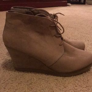 Merona Shoes - Merona wedge booties Merona Shoes - Merona wedge booties